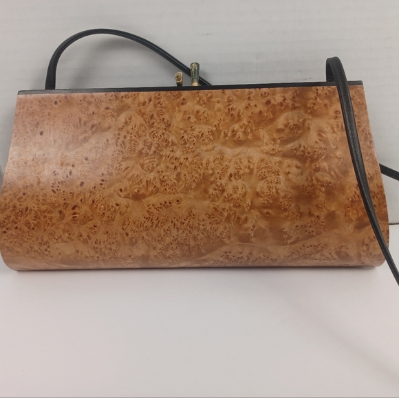 Hammill Diebolt Handcrafted wood Petrea Maple Burl Cluster Clutch - Picture 3 of 13